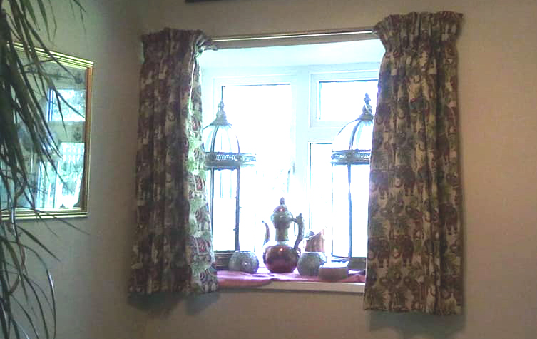 Pencil pleat curtains